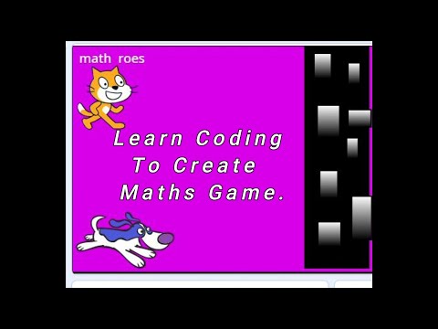 8 years Girl Teaching MATHS GAME CODING.