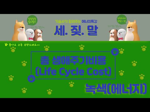 [녹색] LCC 총생애주기비용 (LIfe Cycle Cost)