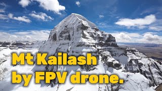 FPV drone flyover Mount Kailash