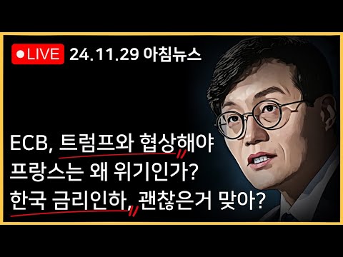 깜짝 금리인하, 한국은행의 원화 환율 자신감??ㅣ프랑스, 2025년 예산안 진통중ㅣ브라질, 역대 최저 환율