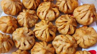 ओल्या नारळाचे तळणीचे मोदक 2 / Fried Modak