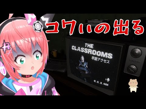 ホラゲー The Classrooms 】蛇女から逃げたりするゲームらしい！こわい　 #光りりあ サッカー女児 #VTuber