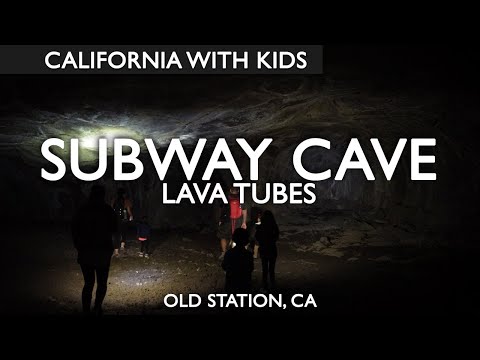 Subway Cave Lava Tubes in Lassen National Forest