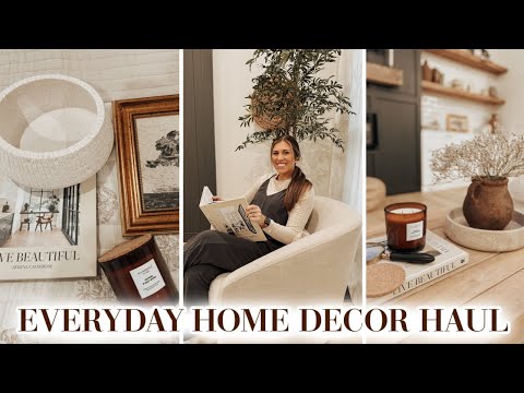 EVERYDAY HOME DECOR HAUL + HOME STYLING IDEAS FOR THE NEW YEAR