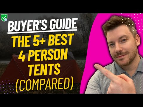 TOP 5 Best 4 Person Tents - Best 4 Man Tent Review (2024)