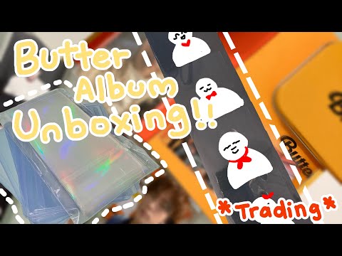 [MOOTATA] BTS BUTTER UNBOXING | TRADING | ARMY BTS 방탄소년단 아미