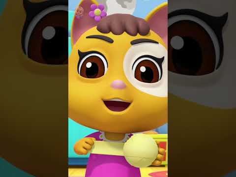 Five Little Kittens #shorts #nurseryrhymes #cartoonvideos #juniorsquad #kidssongs