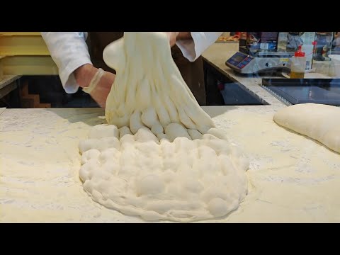 Handmade Authentic Roman-Style Square Pizza Making Skills  /療癒泡泡麵糰來襲,手工羅馬方形比薩製作-Taiwan Street Food