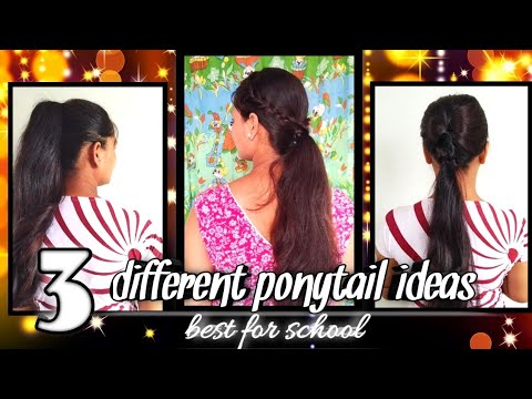 Different Types Of Ponytail Hairstyle For Long Hair || Easy And Simple Hairstyle For Everyday