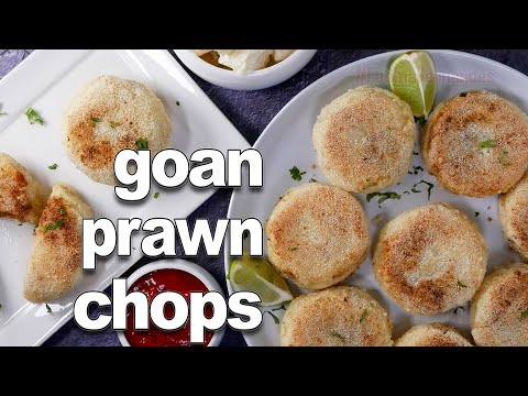 Goan Prawn Potato Chops | Goan Snacks Recipes by Fatima | Shrimp Chops Recipe Easy