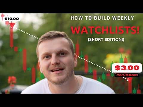 How I find stocks to trade! (Short edition!)