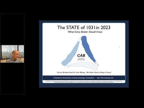 Section 1031 - the Tax Deferred Exchange (WEBINAR) Oregon Commercial Association of Brokers