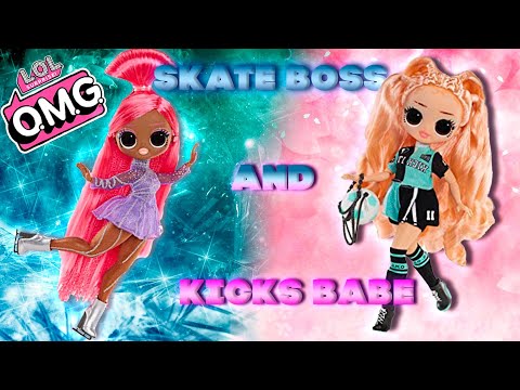 Футболистка Kicks Babe и Фигуристка Skate Boss LOL OMG Sports 2 серия Обзор-Распаковка