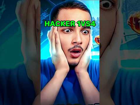 🤯Hacker Agents 1vs4 Angry YouTuber Carzy Reaction On Me🤬 #freefire#angryyoutuber#shorts#hacker1vs4