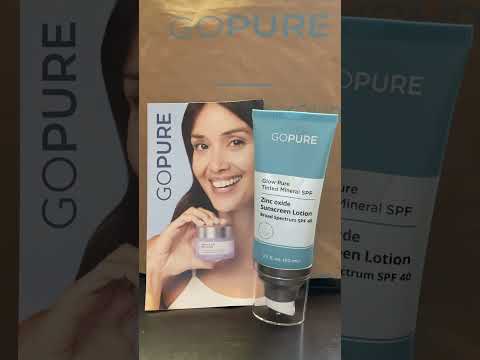 今日新調するのはこれ　GOPURE Glow Pure Tinted Mineral SPF