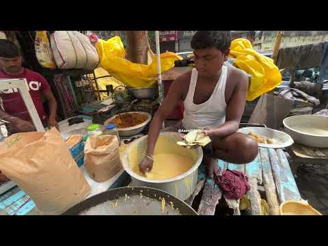 Eggplant Pakora Making | Street Food