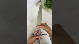 Holding your knife safely will make your cooking experience that much better.