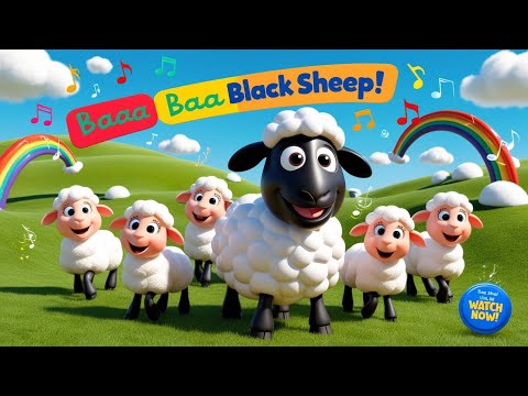 Baa Baa Black Sheep Song | Fun Kids Rhymes & Songs | 3D Animation Pixar Style