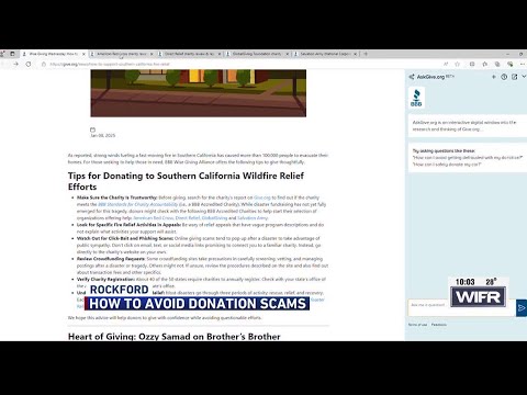 Better Business Bureau’s tips for donors who want to help those impacted by the California wildfi...