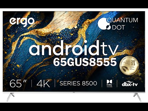 Телевізор ERGO 65GUS8555 - бюджетний QLED