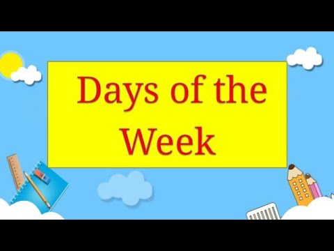 Days of the week