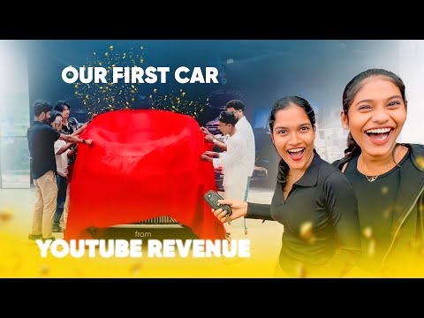 OUR FIRST CAR from YOUTUBE REVENUE 😍 Part 1 🔥 Chattambees