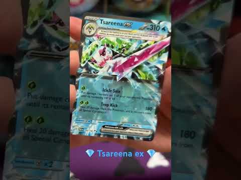 Tsareena ex! #pokemon #pokemontcg #pokemoncards #packopening #paradoxrift