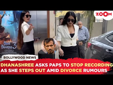 Dhanashree Verma KEEPS it cool as spotted; REQUEST paps to stop filming amid DIVORCE buzz!