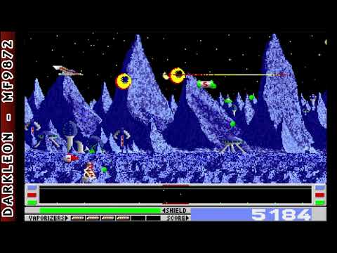 Revenge of Defender © 1989 Hidden Treasures - PC DOS - Gameplay