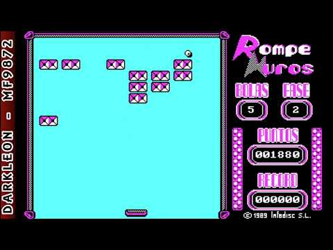 Rompe Muros © 1989 Infodisc - PC DOS - Gameplay