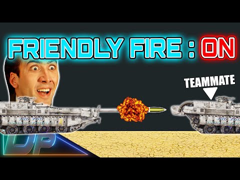 War Thunder GROUND BATTLES with FRIENDLY FIRE:ＯＮ