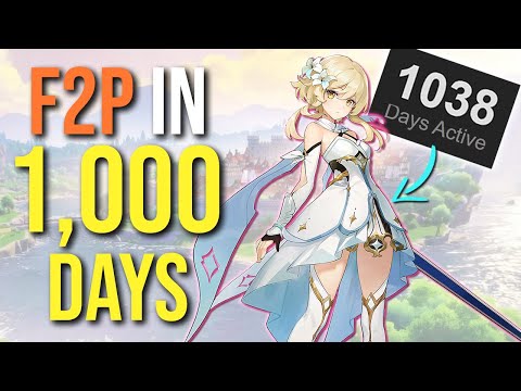 F2P for 1,000 Days. Here's what you get. | Genshin Impact