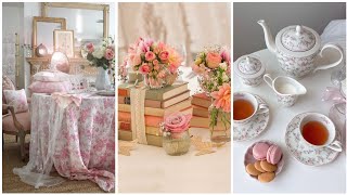 Shabby chic style cottage decoration ideas. Shabby chic cottage decor inspiration.