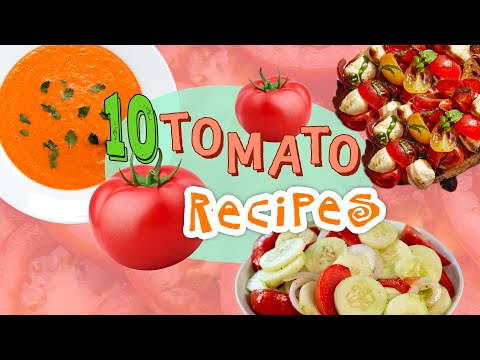 10 Must-Try Summer Tomato Recipes | What to Make with Fresh Tomatoes | Recipe Compilation