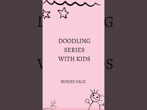 Easy Doodles for Kids | Simple Drawing for Beginners | How to draw a MOUSE FACE - Step by Step Guide