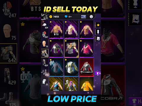 MY ID FOR SELL ONLY 1000 RUPEES 😌🥺#freefire #shorts#idsell