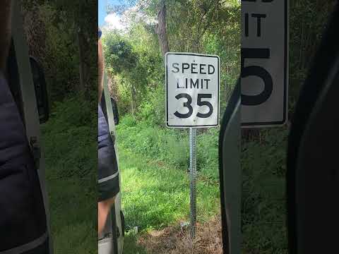 disagreeing with the speed limit.....