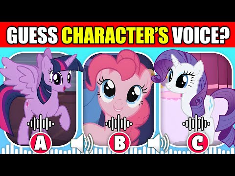 🔊 Guess My Little Pony Characters by Their Voice? | PINKIE PIE, RAINBOW DASH, RARITY