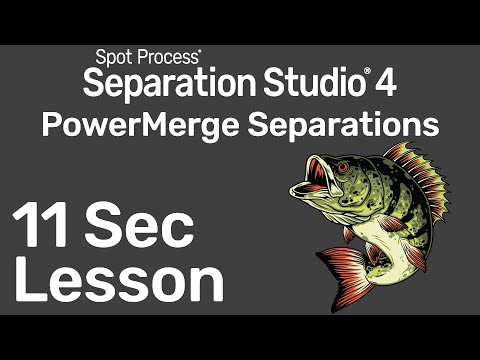 Separation Studio™ 4 - PowerMerge Separations - 11 Second Lesson