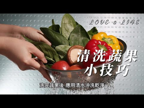 EP 124 洗蔬果的小技巧：用這些方法讓蔬果更安全 素食 健康  養生 天然 食療 原形食物