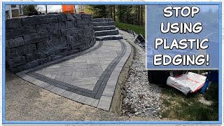 Paver Edge Restraint | Why I Use Concrete