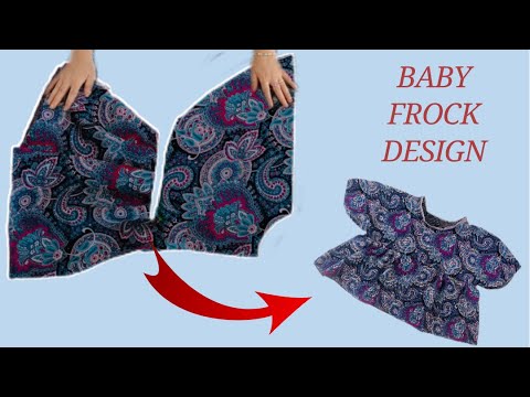 Very Easy baby frock cutting and stitching 2-3 year old