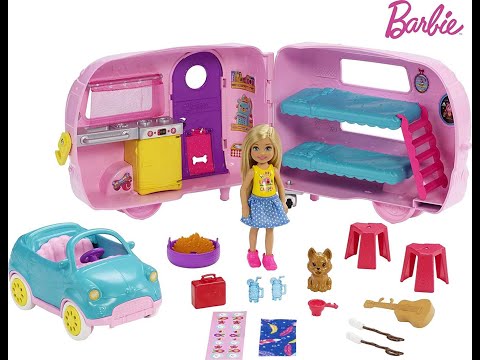 Barbie Club Chelsea Doll Camper Dolls  Toys & Games Amazon