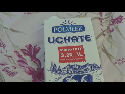 PolMlek Uchate Milk UHT 3.2% 1 L Unboxing and Test