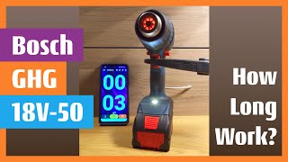 How Long Work? Bosch GHG 18V-50 Flexible Cordless Heat Gun #boschtools  #bosch