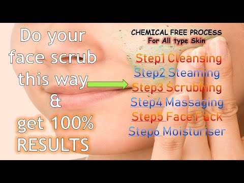 How to do face scrub at home|Blossom Kochhar Aroma Magic Scrub-Mineral Glow Review |All type Skin|