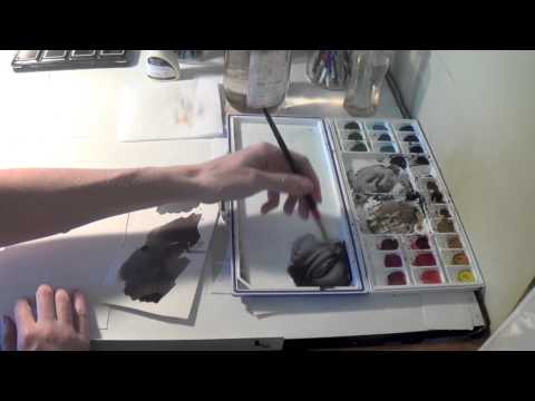 How to Mix Black Paint Beginner Watercolor Tip by Tracy Lizotte