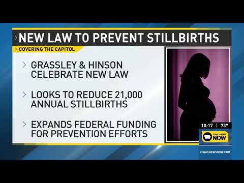 Grassley-Led Bill To Reduce Stillbirths Signed Into Law