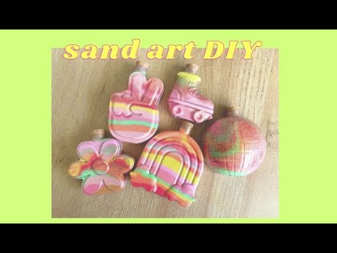 DIY Sand Art, Five Below Arts and Crafts, fun DIY project, Toy Review