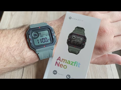 Amazfit Neo Smartwatch Retro-Design | Schrittzähler mit Stil